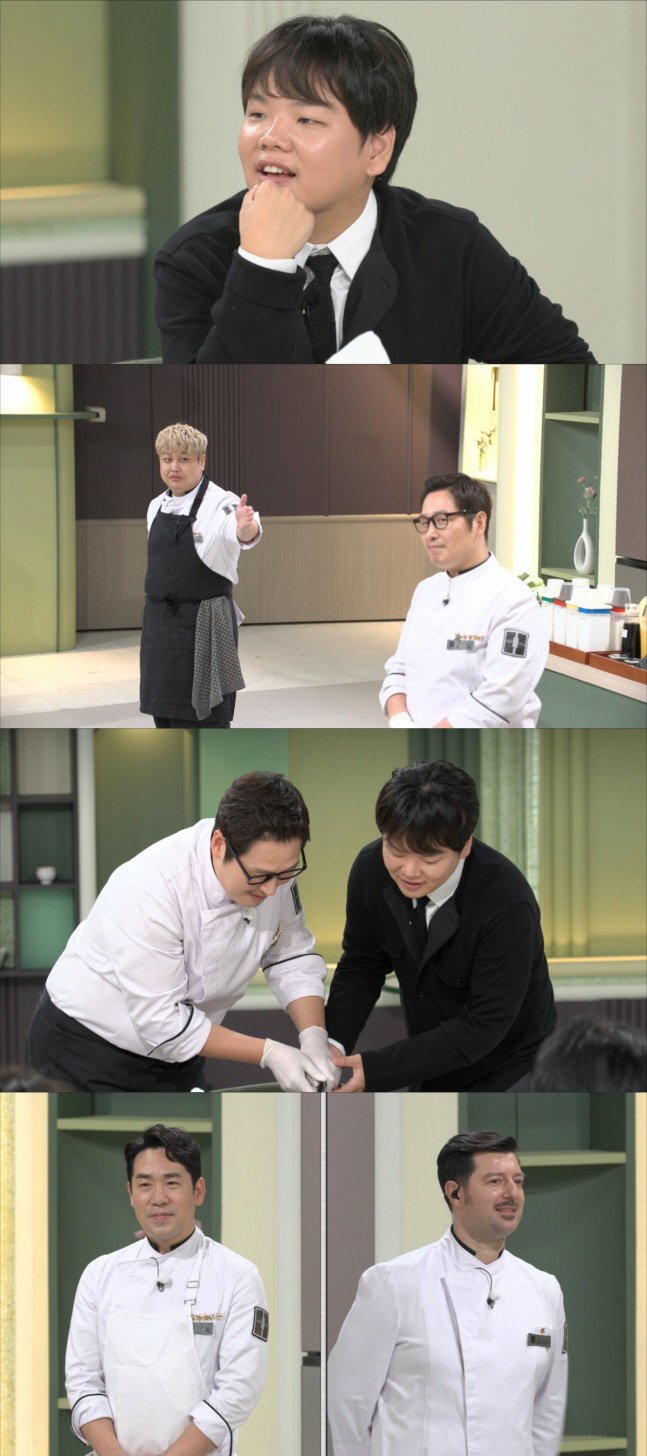 김풍 요리에 기겁한 곽튜브 "이게 웨딩케이크 맞냐"