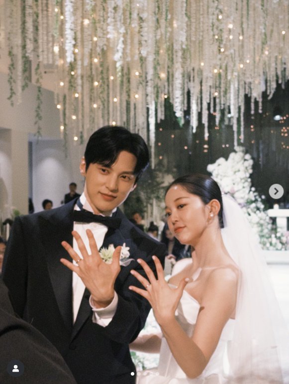 '10년 열애→결혼' 윤선우♥김가은, 본식 공개 "이렇게 행복한 날 있었나"