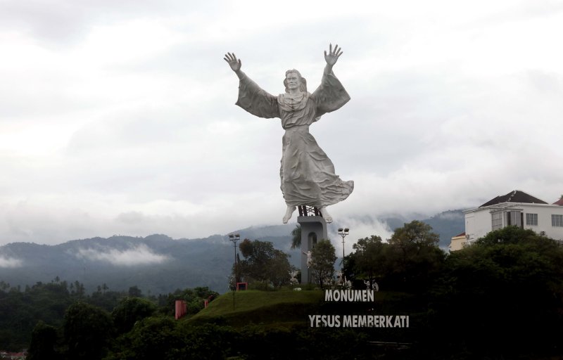예수 축복상(Yesus Memberkati Statue) ⓒ News1