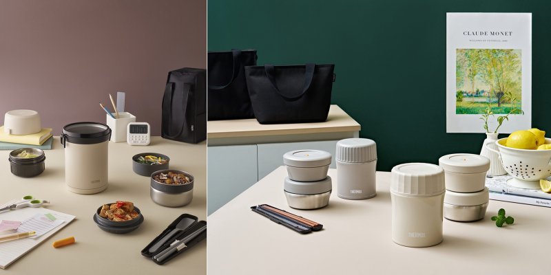 써모스 도시락 연출 이미지 (써모스 제공)