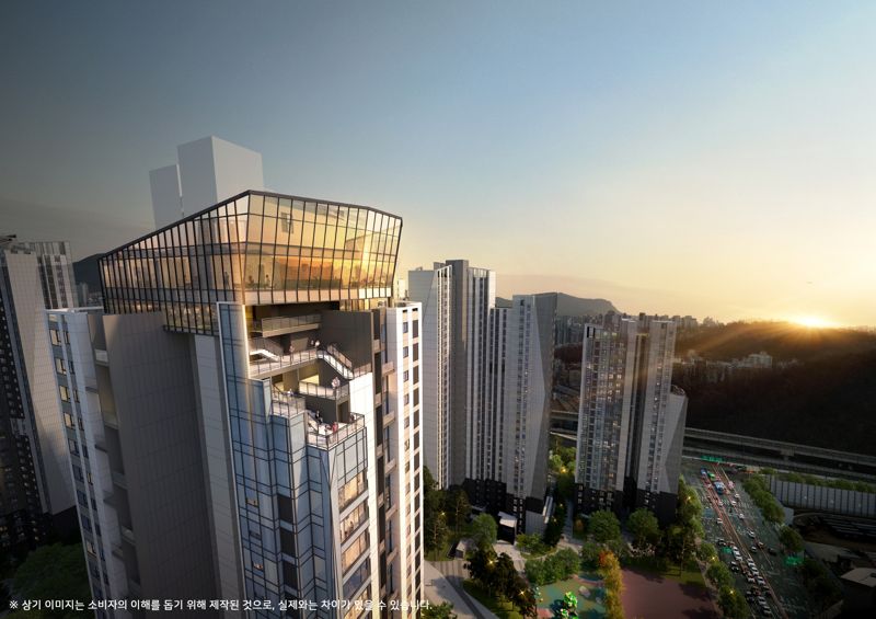 반포 래미안 트리니원 스카이커뮤니티. 삼성물산 건설부문 제공