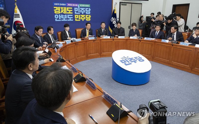 발언하는 정청래 민주당 대표 (출처=연합뉴스)