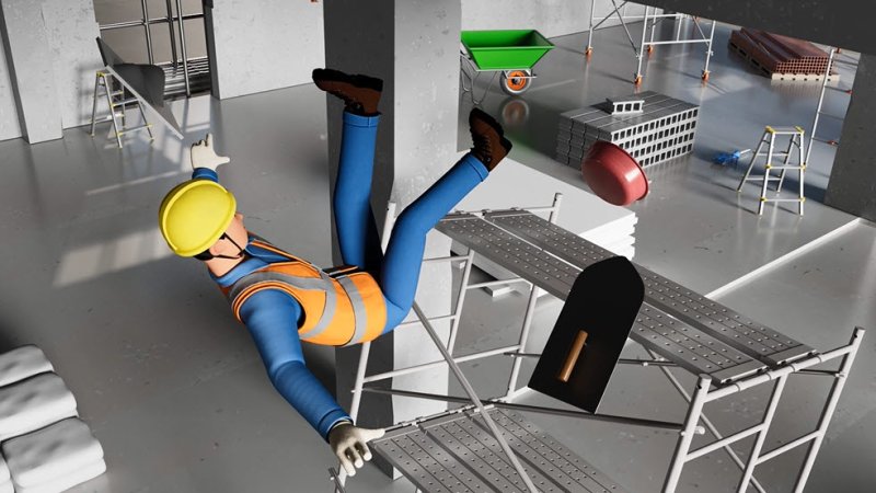 [진주=뉴시스]국토안전관리원, 이동식 비계사용 중 발생할수 있는 추락사고 예방 영상.(사진=국토안전관리원 제공).2025.11.03.photo@newsis.com *재판매 및 DB 금지