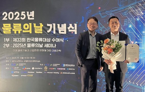 (왼쪽부터)롤랩 정택진 CFO, 박민제 대표 수상 사진(사진출처=롤랩)