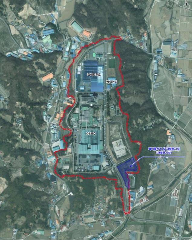 [청주=뉴시스] 충북 청주시 현도산업단지 내 재활용선별센터 예정지. (사진=청주시 제공) photo@newsis.com *재판매 및 DB 금지