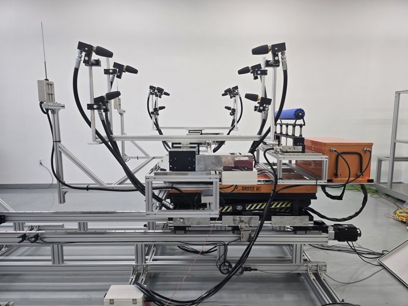 전차선 자동세척 시스템 연구개발 관련 개발품