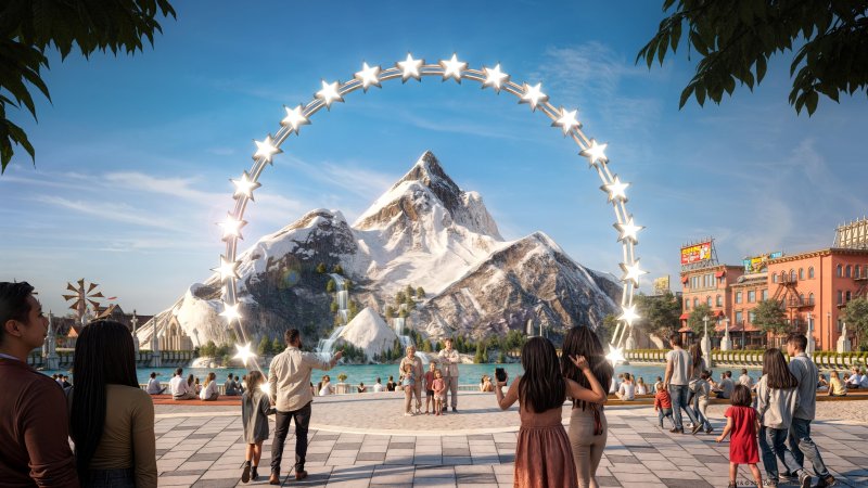 화성국제테마파크 조감도.(파라마운트사 제공. 재판매 및 DB금지)