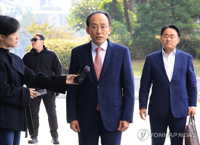 질문에 답하는 추경호 전 원내대표 (출처=연합뉴스)