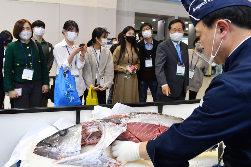 지난 2022년 벡스코 제1전시장에서 열린 국내 최대 수산업 전시회 '부산국제수산엑스포' 현장 부산시 제공