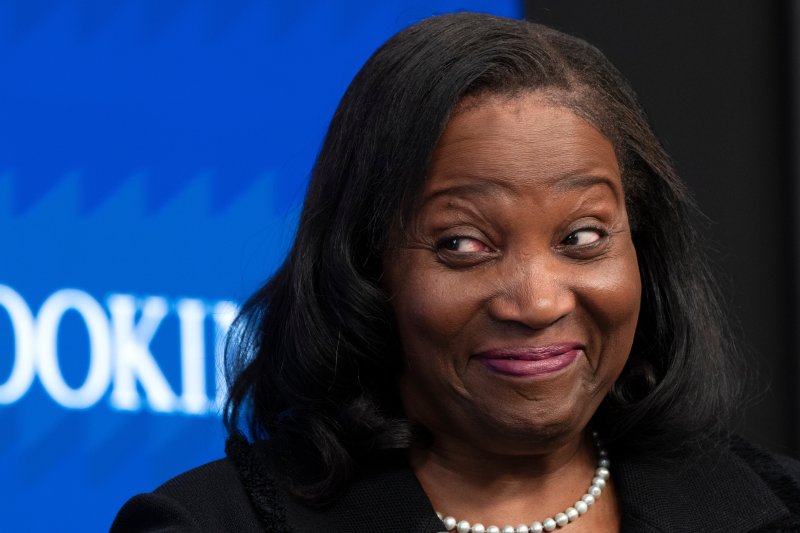 리사 쿡 미국 연방준비제도(연준) 이사가 지난 3일(현지시간) 미국 워싱턴 브루킹스연구소 행사에서 말하고 있다.AP뉴시스