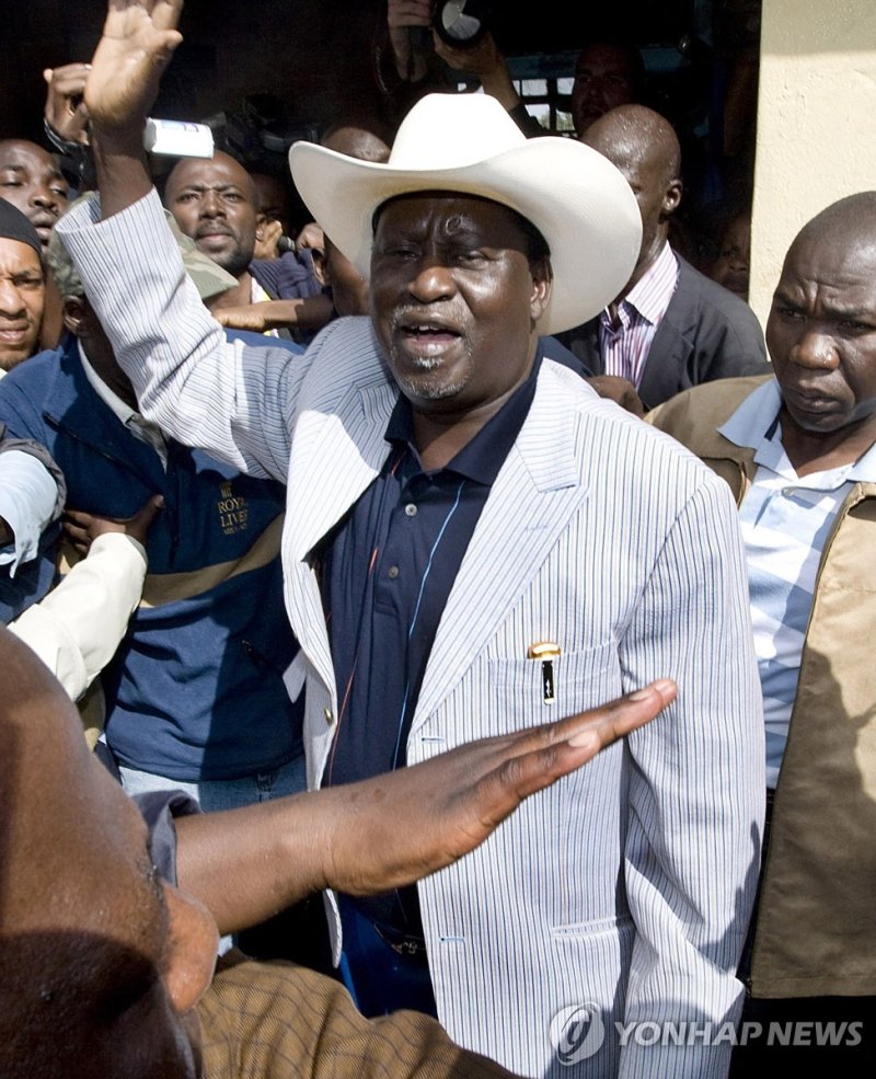 케냐 야당 지도자 라일라 오딩가 전 총리 (출처=연합뉴스)