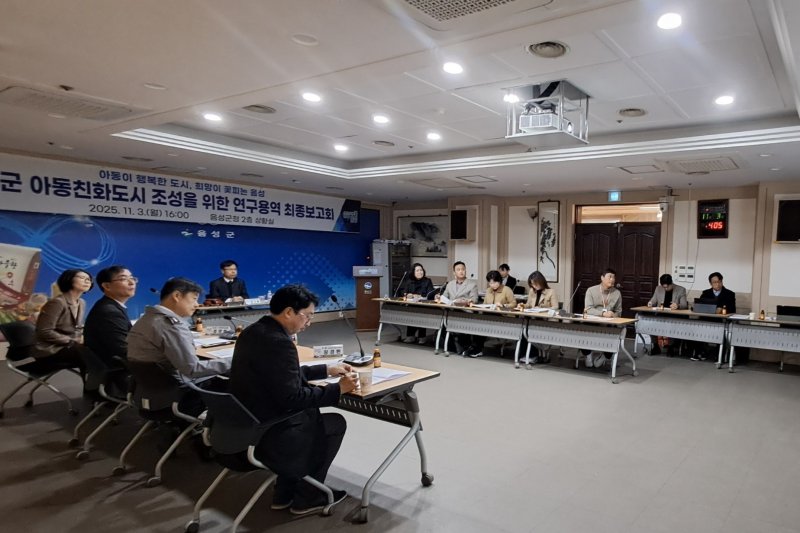 음성군 아동친화도시 조성 연구용역 최종보고회.(음성군 제공. 재판매 및 DB금지)/뉴스1