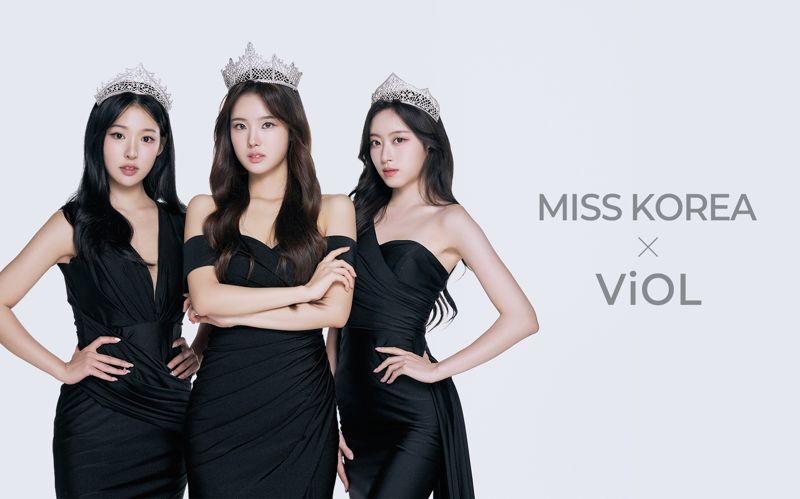 비올 모델로 발탁된 2025 미스코리아 당선자들. 비올 제공