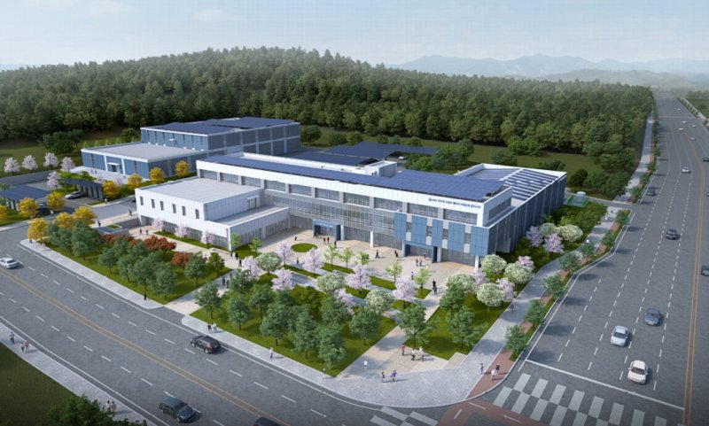 [안동=뉴시스] 포항 블루밸리 국가산단에 들어설 배터리 자원순환클러스터 조감도. (사진=경북도 제공) 2025.10.09 photo@newsis.com *재판매 및 DB 금지