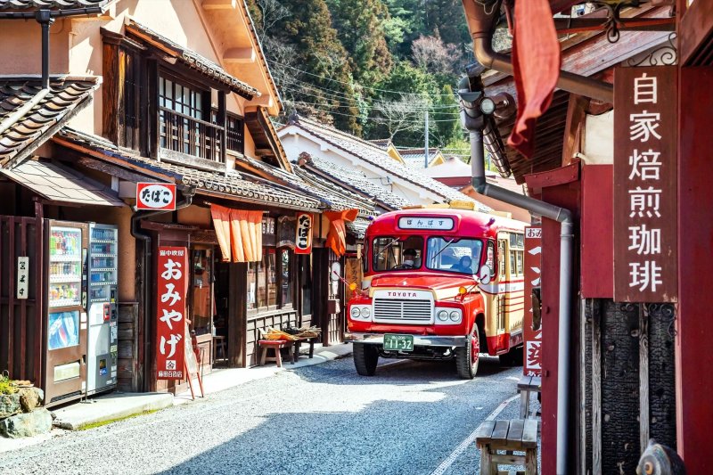 후키야 후루사투무라 마을(오카야마현 제공)