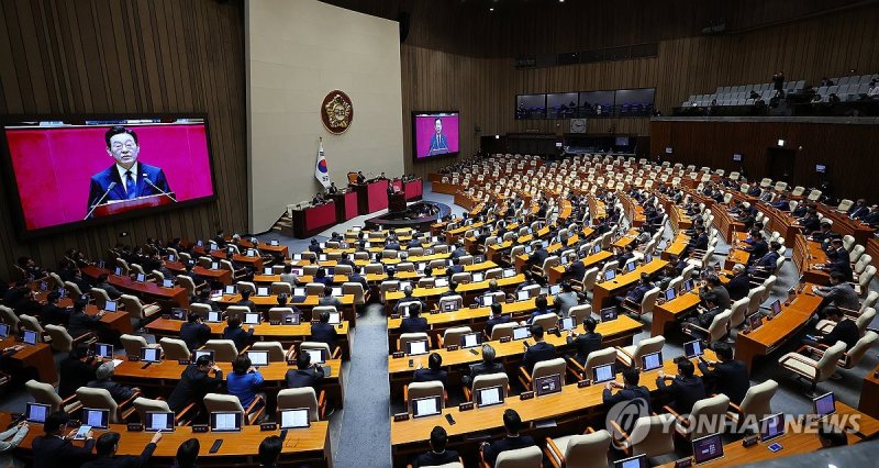 이재명 대통령, 첫 새해 예산안 시정연설 (출처=연합뉴스)