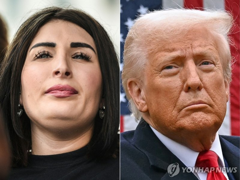 로라 루머(좌측)와 도널드 트럼프 미국 대통령(우측) (출처=연합뉴스)