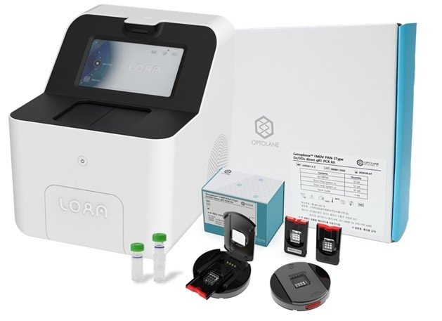 반도체 기반 구제역 분자 진단키트 (출처=연합뉴스)