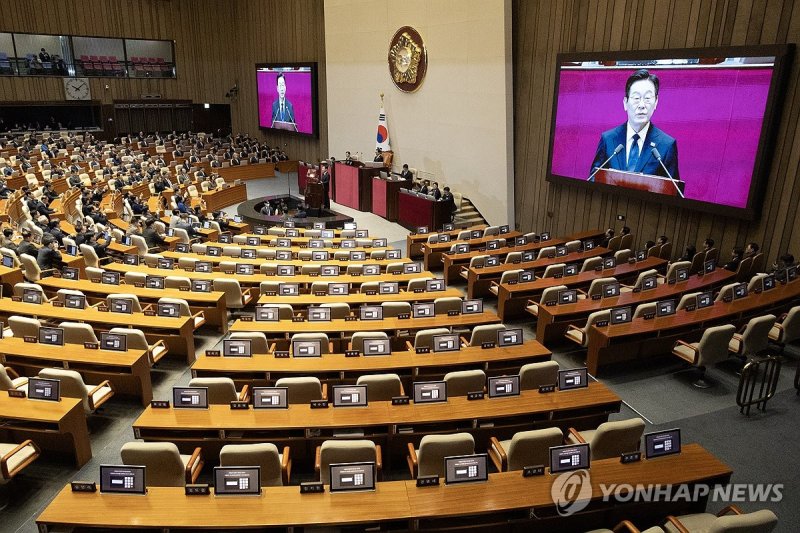 이재명 대통령, 첫 새해 예산안 시정연설 (출처=연합뉴스)