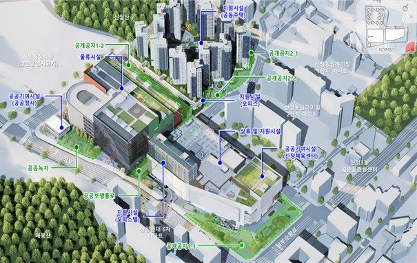 기존 서부트럭터미널에 들어서는 도시첨단물류단지 조감도. (서울시 제공)