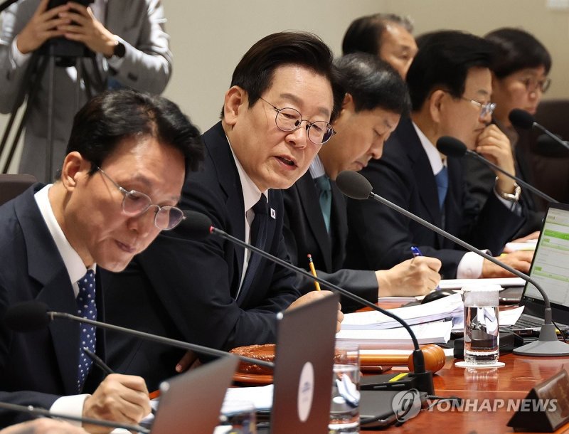 이재명 대통령, 국무회의 발언 (출처=연합뉴스)