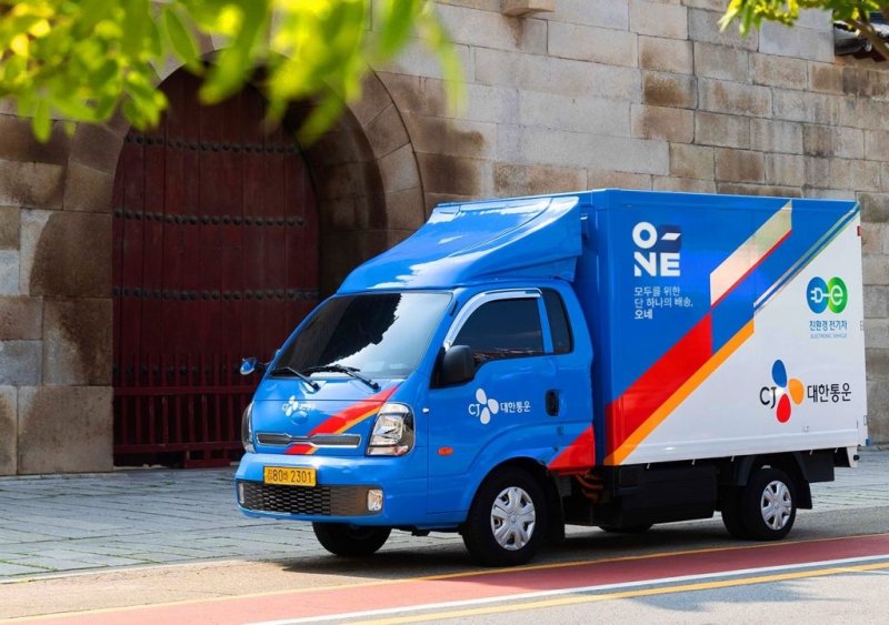 CJ대한통운 차량. CJ대한통운 제공