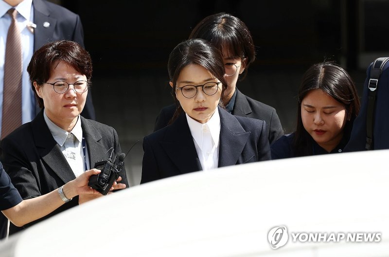 영장심사 마친 김건희 (출처=연합뉴스)