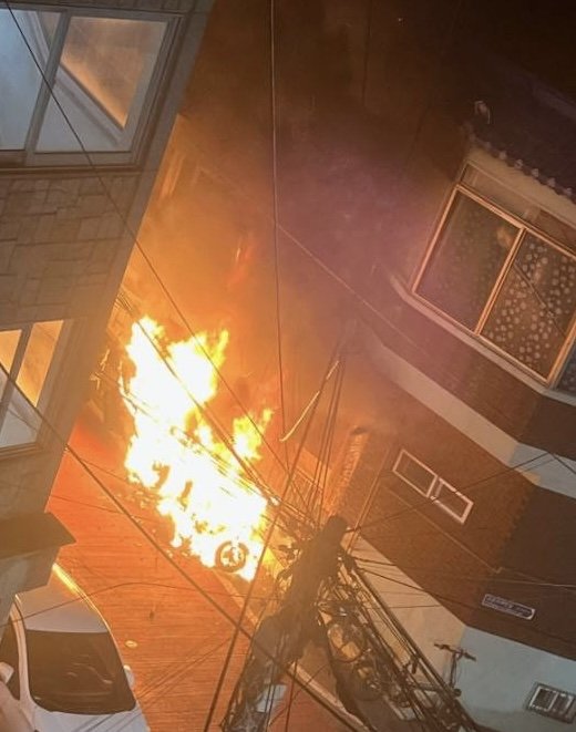 화재 현장 (출처=연합뉴스)