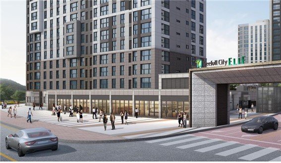 [대전=뉴시스] 대전도시공사가 대전 유성구 도안신도시 핵심 입지에 위치한 '갑천2 트리풀시티 엘리프' 단지 내 상가 잔여호실을 분양한다. (사진=대전도시공사 제공) 2025.11.04. photo@newsis.com *재판매 및 DB 금지