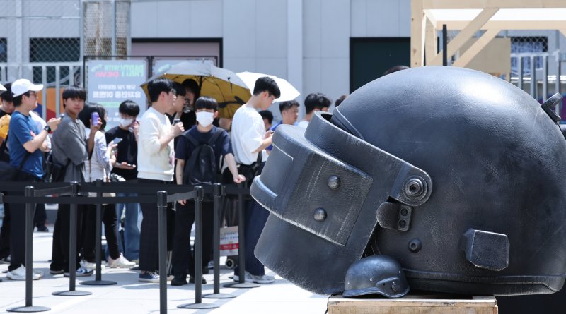 21일 오후 서울 성동구 펍지 성수에서 열린 배틀그라운드 모바일 7주년 팝업스토어. 2025.5.21/뉴스1 ⓒ News1 장수영 기자