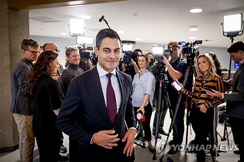 네덜란드 총선에서 승리한 중도 정당 D66의 롭 예턴(38) 대표 (출처=연합뉴스)