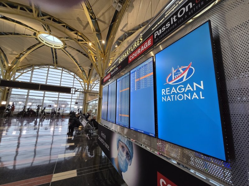 워싱턴DC 인근 버니지나주 알링턴시 소재 로널드 레이건 국립공항. . ⓒ News1 류정민 특파원