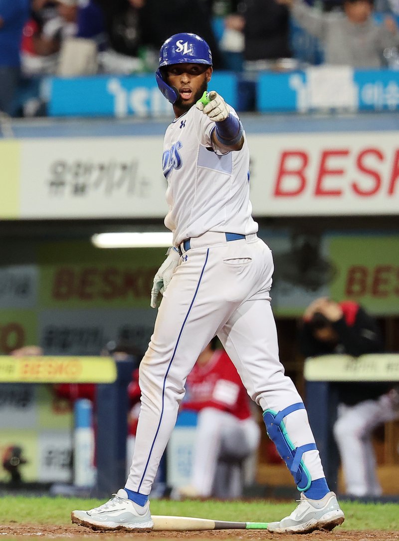 삼성 라이온즈 외국인 타자 르윈 디아즈. 2025.10.14/뉴스1 ⓒ News1 김진환 기자