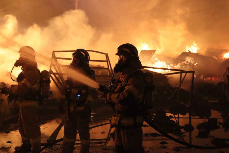 포천 진목리 화재 현장. (경기북부소방본부제공. 재판매 및 DB금지)