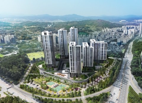 청주 홍골 민간임대아파트 예상 조감도. (사진=BS한양 제공) *재판매 및 DB 금지