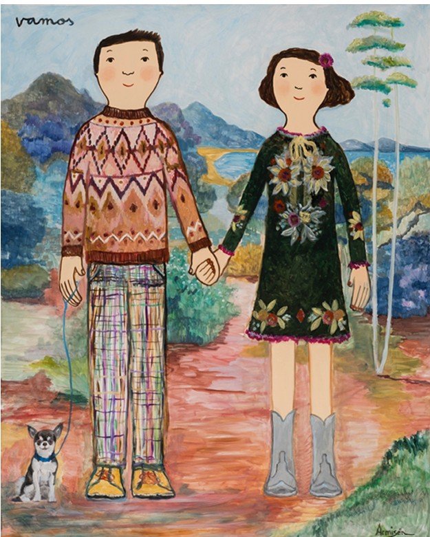 Vamos / Let’s go, 162×130cm, Oil on canvas, 2025 *재판매 및 DB 금지