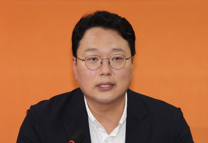 [서울=뉴시스] 김명년 기자 = 천하람 개혁신당 원내대표. 2025.07.28. kmn@newsis.com