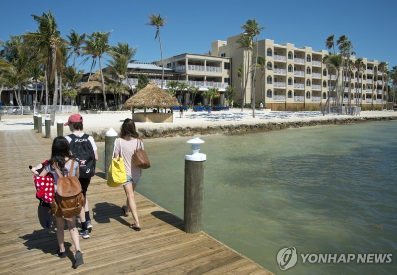 플로리다주 키웨스트의 한 리조트 (출처=연합뉴스)