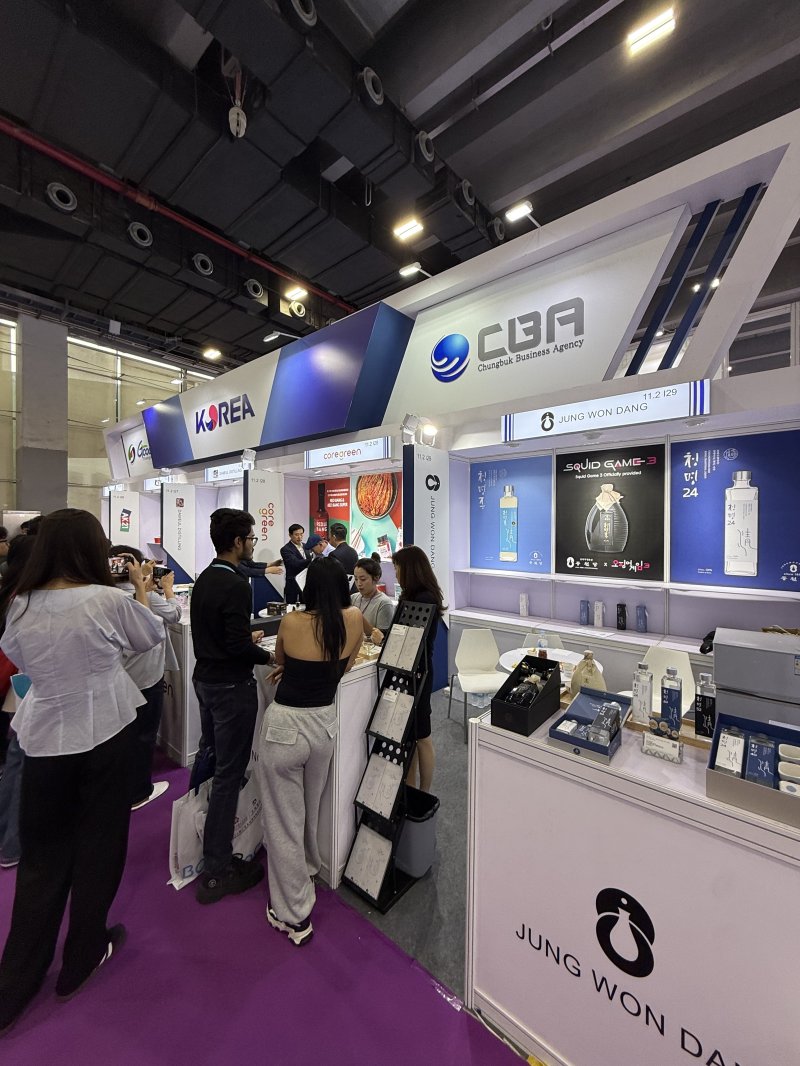 2025 광저우 수출입상품 교역회 청명주 부스.(중원당 제공. 재판매 및 DB금지)/뉴스1
