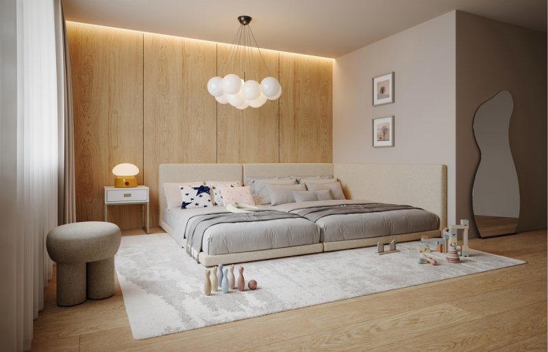 [서울=뉴시스]신세계까사 까사미아 캄포 패밀리 베드.(사진=신세계까사 제공) 2025.11.05. photo@newsis.com *재판매 및 DB 금지