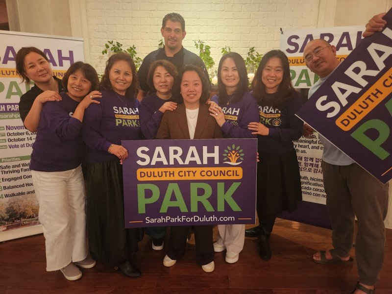 미국 조지아주 덜루스 시의원에 한국계 새라 박 씨 당선 (출처=연합뉴스)