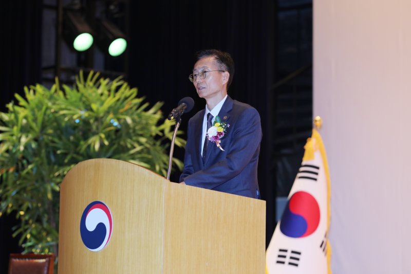 김용선 지식재산처장이 취임사를 하고 있다.(지식재산처 제공.재판매 및 DB금지)/뉴스1