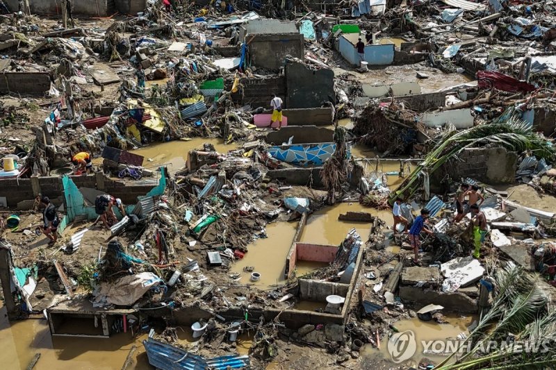 태풍 갈매기로 필리핀 사망자 최소 66명으로 늘어 (출처=연합뉴스)