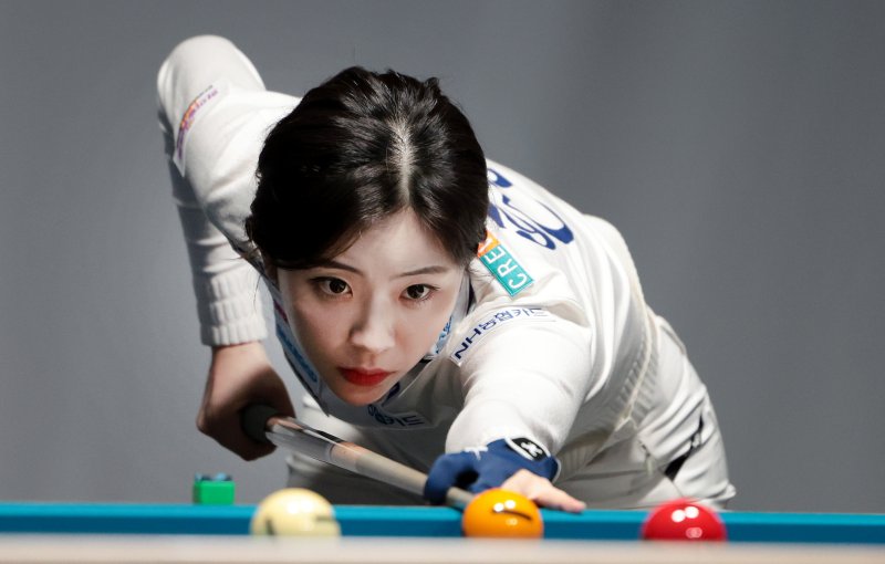 LPBA 정수빈이 하이런 11점을 앞세워 박정 현에 역전승을 거뒀다.(LPBA 제공)