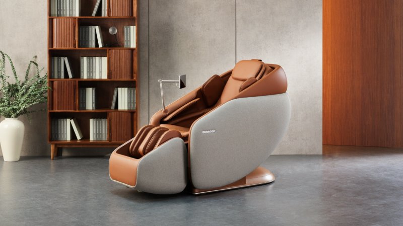 [서울=뉴시스] 세라젬의 프리미엄 안마가전 '파우제 M10'. (사진= 세라젬 제공)