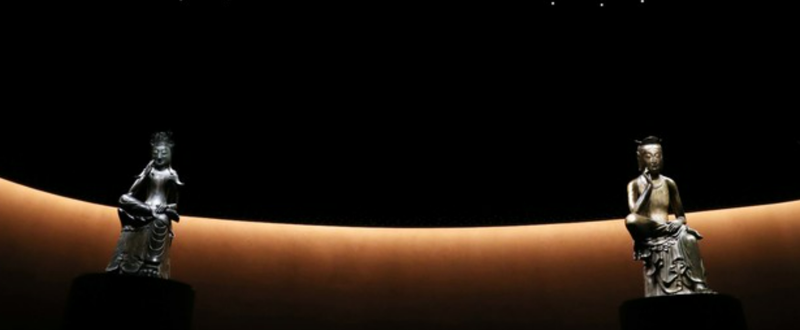 서울 용산구 국립중앙박물관 사유의 방에 있는 반가사유상. 뉴시스