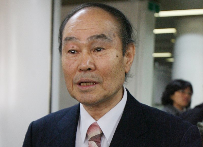 2008년 형 조용수씨 무죄 판결 직후의 고인 (출처=연합뉴스)