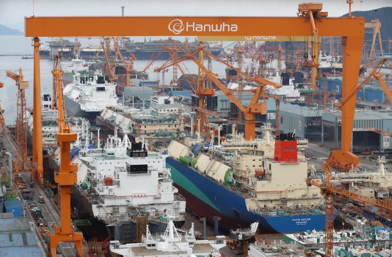 경남 거제시 한화오션 거제사업장 2025.10.30/뉴스1 ⓒ News1 윤일지 기자