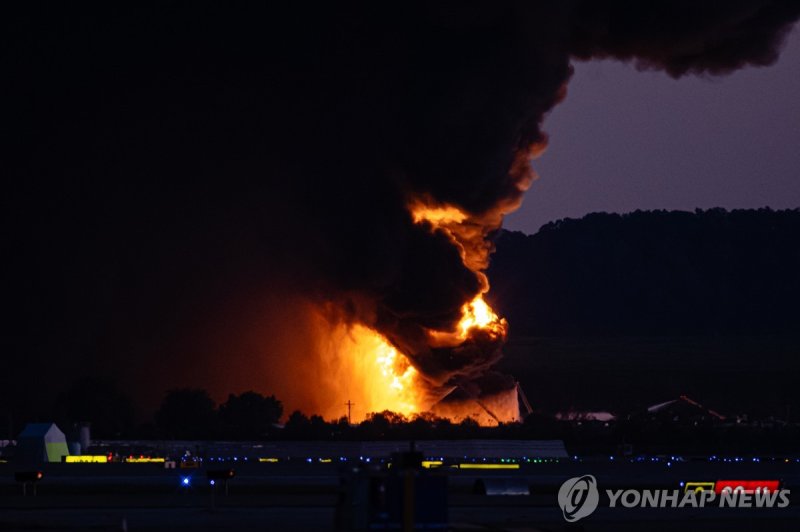 美 UPS 화물기 추락 사고 (출처=연합뉴스)