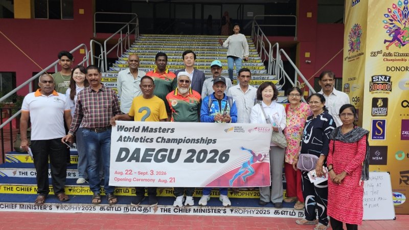 2026 대구세계마스터즈육상 조직위, 인도서 선수 유치활동 (출처=연합뉴스)